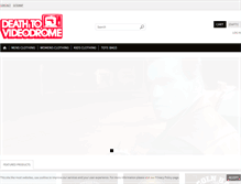 Tablet Screenshot of deathtovideodrome.com